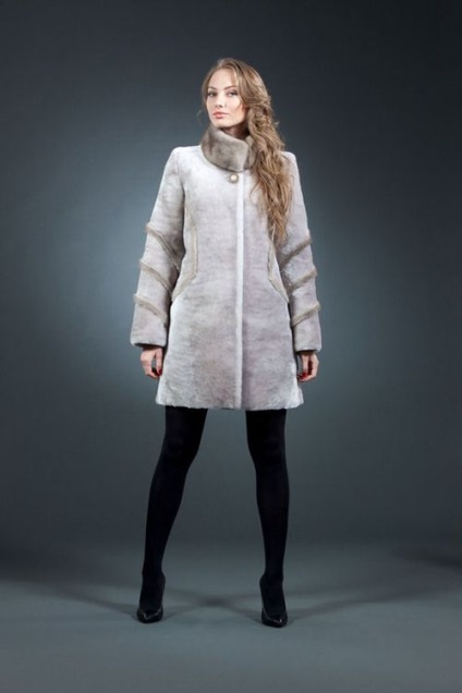 Модні мутонову шуби фото моделі зима 2016