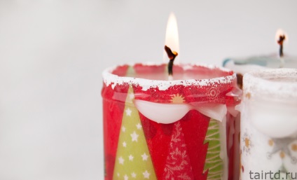Як горять свічки з декупажем безпечно їх запалювати