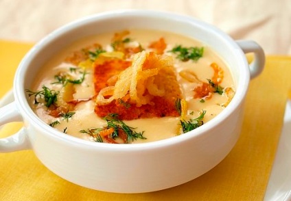 Як зробити сирний суп густим, все просто