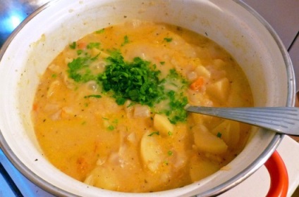 Рецепт соте з картоплі і капусти в сметанному соусі покроковий з фотографіями