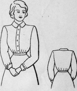 Форма основа жіночої блузки на 42, 44, 46, 48, 50, 52, 54, 56 розміри