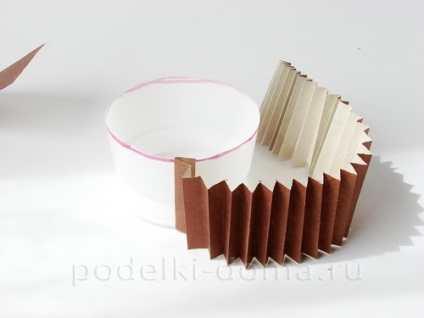 Коробочка для подарунка кекс (з паперу, майстер-клас), коробочка ідей і майстер-класів