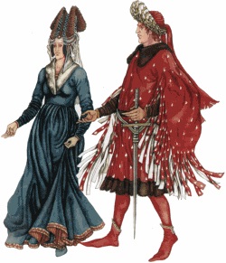 Мода середньовічної європи - swordmaster