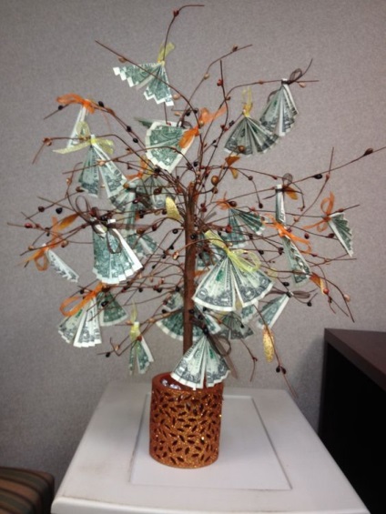 Cum să faci un copac de bani din bancnote cu mâinile tale