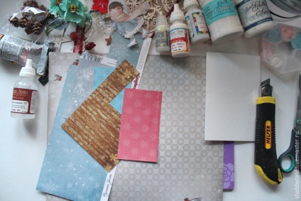 Майстер-клас створюємо ніжну листівку до нового року - ярмарок майстрів - ручна робота, handmade