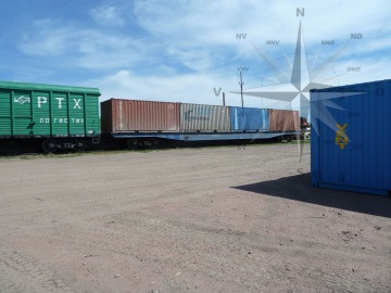Прийом контейнера на станції Беркакит, станція Беркакит, перевезення 20 ти і 40 ка фут контейнерів,