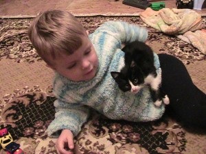 Дитина і кішка - розвиток дітей, розвиток дітей, цей сайт створений для люблячих і дбайливих
