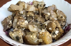 Рецепти заготовок з баклажанів з часником на зиму - під гриби варіанти маринування зі стерилізацією