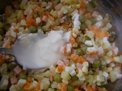 Рецепт салату олів'є з фото - готуємо олів'є легко і швидко