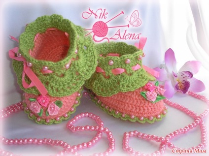 Варварин черевичок - або пінетки для маленької принцеси - в'язання - країна мам