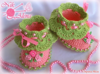 Варварин черевичок - або пінетки для маленької принцеси - в'язання - країна мам