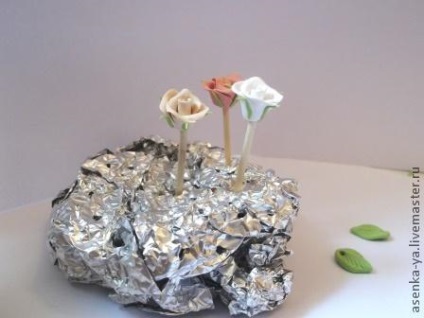 Шпильки з трояндочками - ярмарок майстрів - ручна робота, handmade