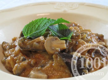 Рецепт рагу з грибами і помідорами в горщиках - другі пісні страви від 1001 їжа