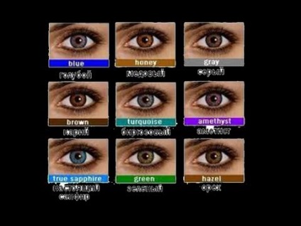 Горіховий колір очей макіяж і тіні, фото і відео