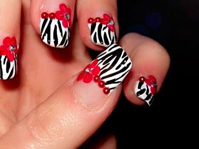 Як зробити манікюр зебра, красиві нігті - додаток твого образу