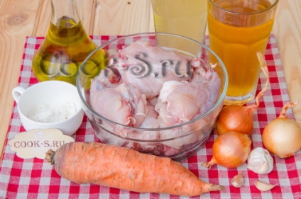 Кролик тушкований в пиві (в мультиварці) - покроковий рецепт з фото, страви з м'яса
