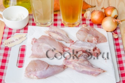 Кролик тушкований в пиві (в мультиварці) - покроковий рецепт з фото, страви з м'яса