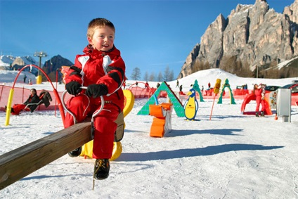 Куди подіти дитину на гірськолижному курорті, сайт з італії