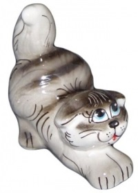 Купити статуетки кішок гжель оптом в інтернет магазині
