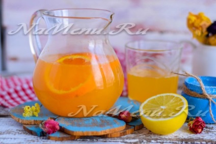 Мандариновий лимонад, рецепт