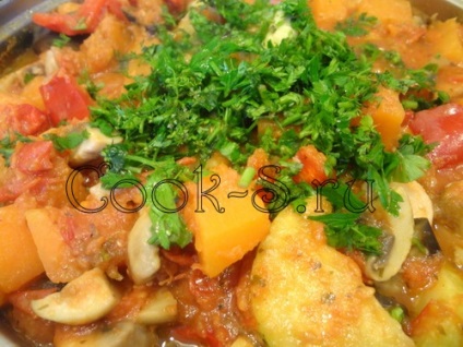 Овочеве рагу з куркою - покроковий рецепт з фото, страви з курки