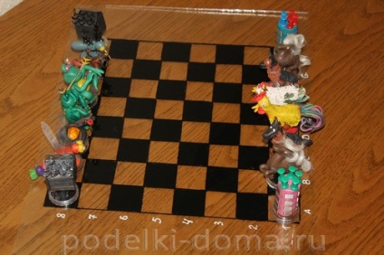 Шахи з пластиліну - подарунок до 23 лютого, коробочка ідей і майстер-класів