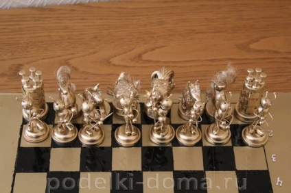 Шахи з пластиліну - подарунок до 23 лютого, коробочка ідей і майстер-класів