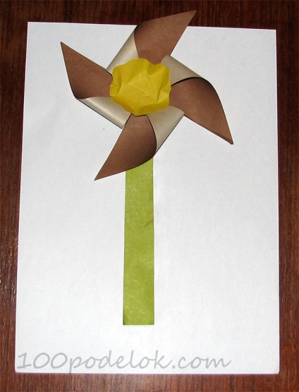 Квітка з паперу, 100 виробів