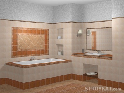 Обробка ванної кімнати панелями ПВХ і плиткою як зробити своїми руками
