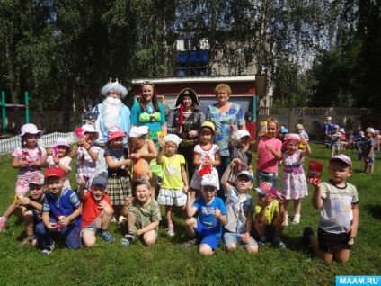 Сценарій літнього свята «день Нептуна» для дітей різних вікових груп дитячого садка