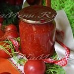 Лечо з томатним соком на зиму з болгарського перцю, рецепт