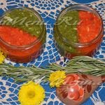 Лечо з томатним соком на зиму з болгарського перцю, рецепт