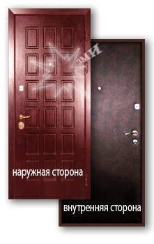 Металеві двері від «заводу металевих виробів» в Москві, купити вхідні сталеві двері по