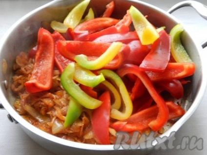 Приготування лечо з болгарського перцю - рецепт з фото