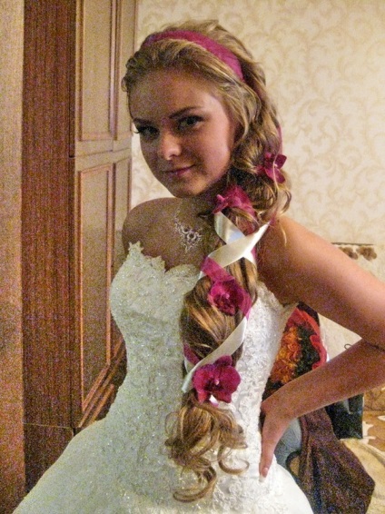 Весільні зачіски з накладними пасмами - cтіліст любов Бадаєва