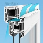 Припливне клапан - дихаючі пластикові вікна вентиляційні кліматичні провітрювачі air-box для