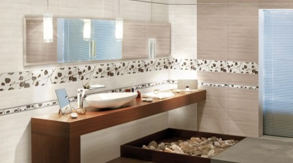 Керамічна плитка у ванній види і особливості (30 фото)