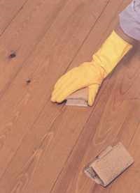 Обробка підлоги морилкою і покриття лаком - морилки для дерева