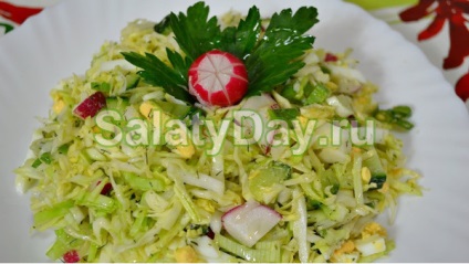 Салат весняний - смачний овочевий рецепт з фото і відео