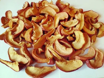 Сухофрукти з яблук склад і корисні властивості
