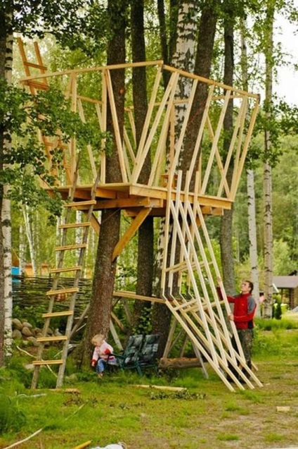 Як побудувати халабуду на дереві своїми руками - вейк-клуб - строгино