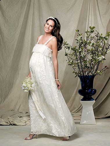 Весільна сукня для майбутньої мами - блог про білизну