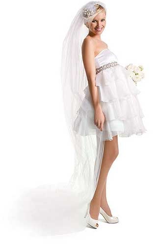 Весільна сукня для майбутньої мами - блог про білизну