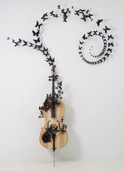 Метелики як елемент дизайну інтер'єру - ярмарок майстрів - ручна робота, handmade