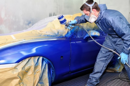 Як пофарбувати автомобіль, фарбування автомобіля, процес фарбування автомобіля