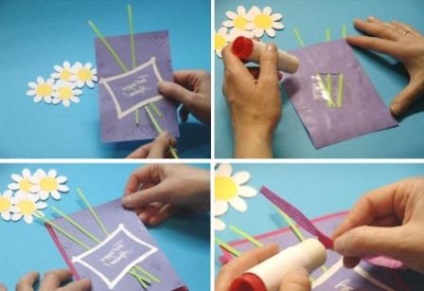 Як зробити красиву листівку своїми руками мамі
