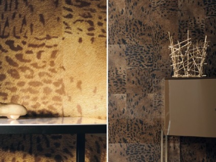 Леопардові шпалери для стін різноманітні варіанти, фото і відео інтер'єрів, інструкція по вибору