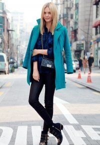 Синє пальто поради щодо вибору та 50 фото модних фасонів!