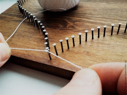 Створюємо серце в техніці string art - ярмарок майстрів - ручна робота, handmade