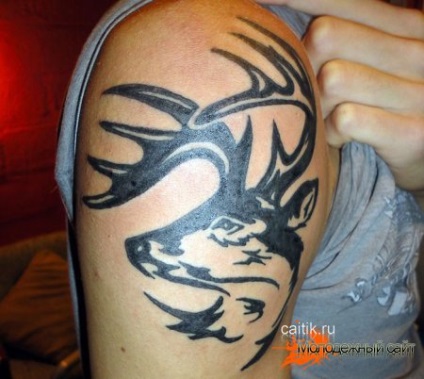 Значення татуювання олень (9 фото тату)